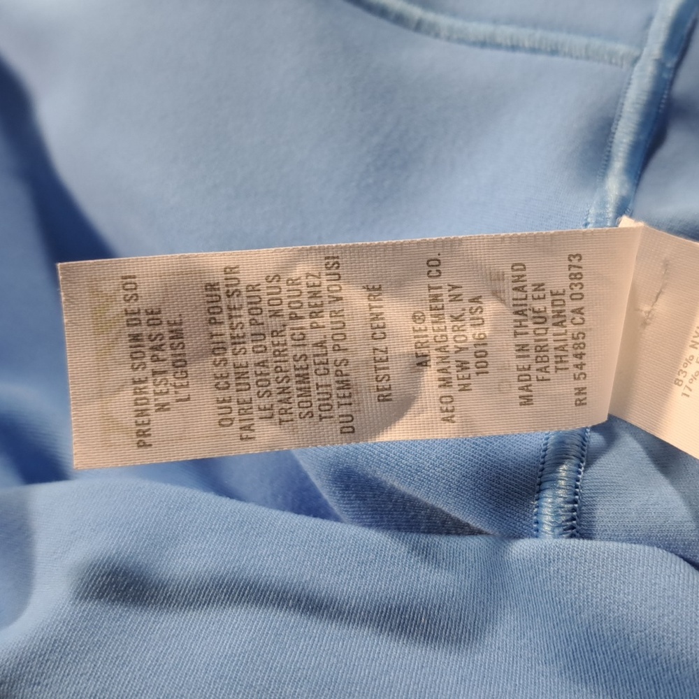 OFFLINE By Aerie Real Me XTRA High Waisted 7/8 Light Blue Leggings NWOT L - Picture 5 of 13